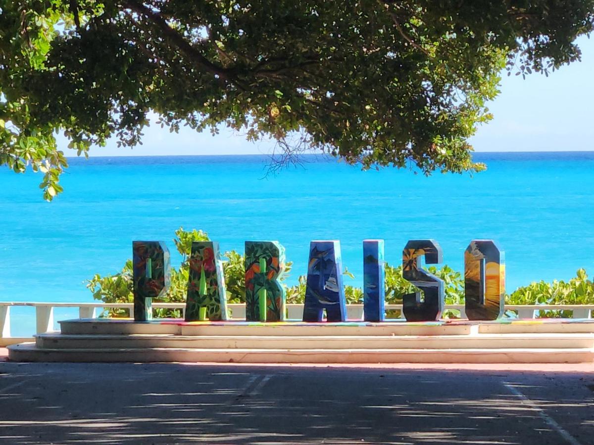Beachfront Apartment, Quiet 4 Beds, 1 Bath, Ac, Wi-Fi, Hot Water, In Paraiso Near Los Patos 外观 照片