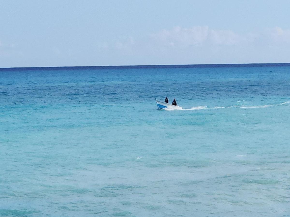 Beachfront Apartment, Quiet 4 Beds, 1 Bath, Ac, Wi-Fi, Hot Water, In Paraiso Near Los Patos 外观 照片